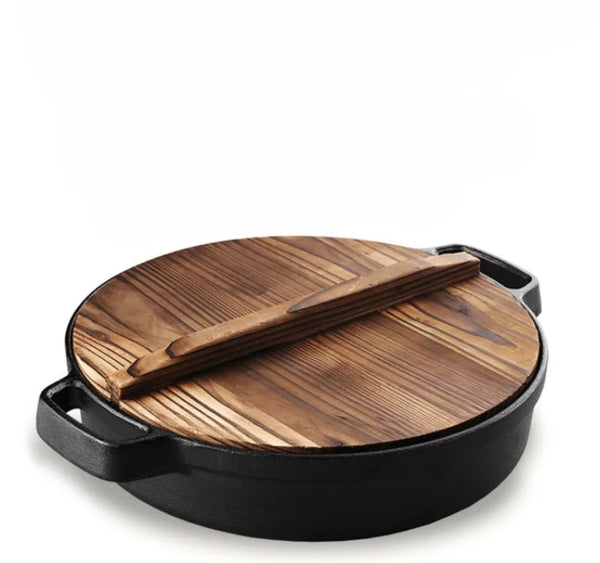 Wok en fonte barbecue - ORCHID 28cm La maison du wok